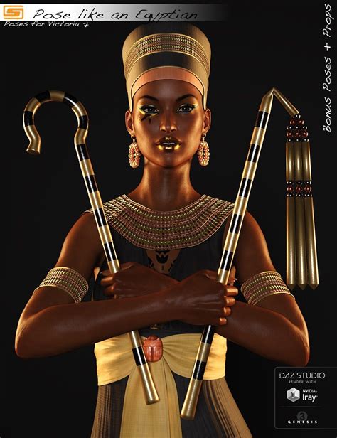Egyptian Mega Bundle – Characters Outfits Hair Poses And Lights 3d