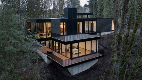 modern black exterior house ideas