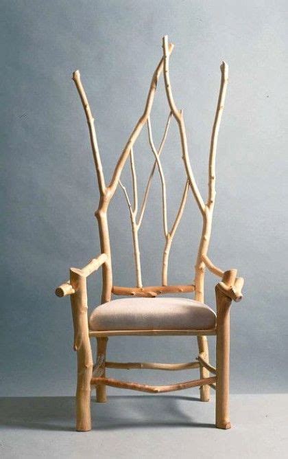 source daniel mack rustic furnishings peeled maple branch chair