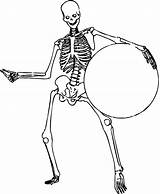 Human Skeleton Body Outline Coloring Medical Drawing Line Pages Getdrawings Popular Azcoloring Books sketch template