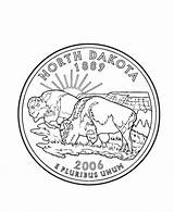 Dakota North Quarter Coloring States State Pages Nd Usa Printable Printables Quarters Go Print Next Back Choose Board sketch template