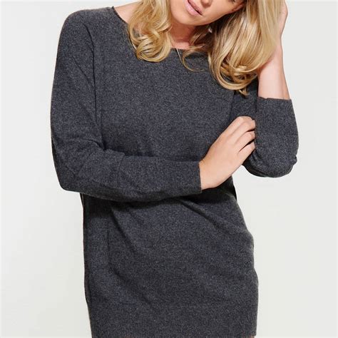 limited edition pure cashmere sweater  silk grey notonthehighstreetcom