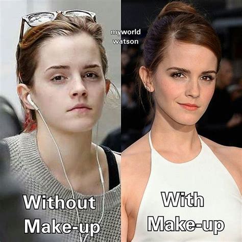 With Or Without Makeup 😍 Credit Myworldwatson