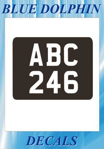 classic motorcycle number plate ebay