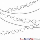 Christmas Coloring Colouring Chains Garland Paper Sheets Chain Kids Mindfulness Weihnachtsdeko Pages Hits Template sketch template