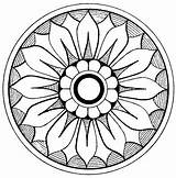 Medallion Coloring Clip Clipart Mandala Medallions Ornamental Drawings Print Cliparts Fairy Graphics 34kb 400px Flowers Library sketch template