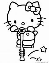 Stick Coloring Pogo Kitty Hello Pages Printable sketch template