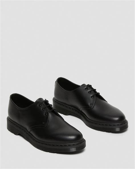 dr martens  mono smooth leather oxford shoes