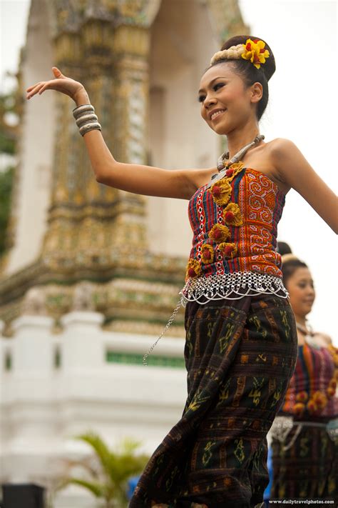 Sonkran Steppin A Beautiful Thai Woman Performs A Unique Dance