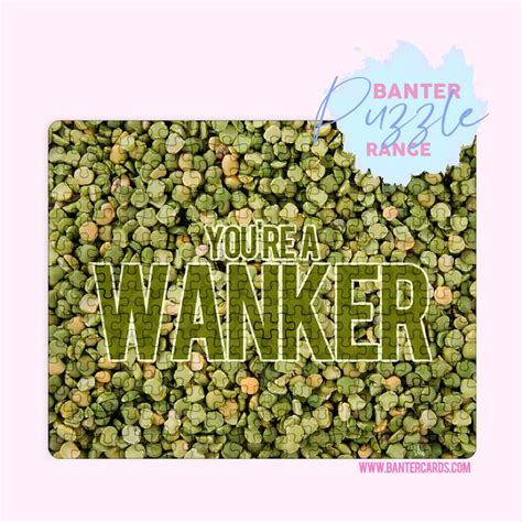 You Re A Wanker Funny Puzzle