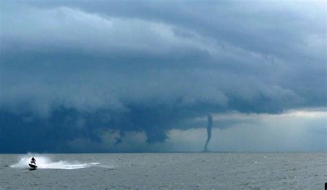 Waterspouts Over The Gulf Not Tornadoes In The Water