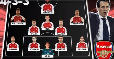 realistically speaking   arsenals lineup