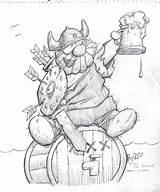 Hagar Mead Barrel sketch template