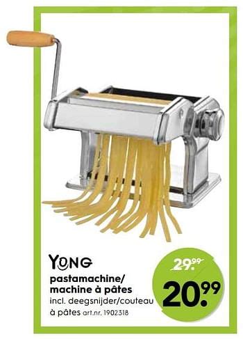 yong pastamachine machine  pates promotie bij blokker