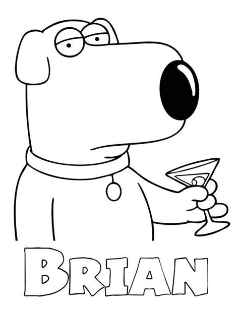 peter griffin coloring pages   peter griffin coloring