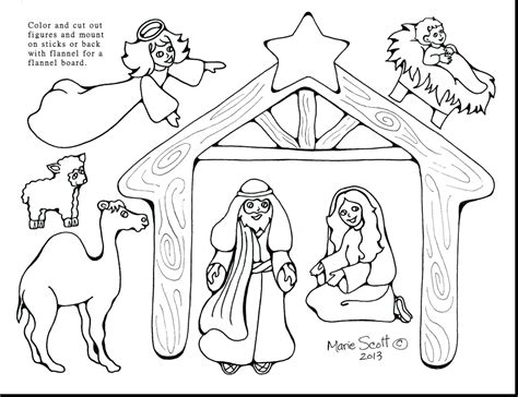nativity animals coloring pages  getcoloringscom  printable