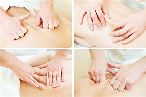 performing massage techniques on clients with health