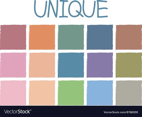 unique color tone  code royalty  vector image
