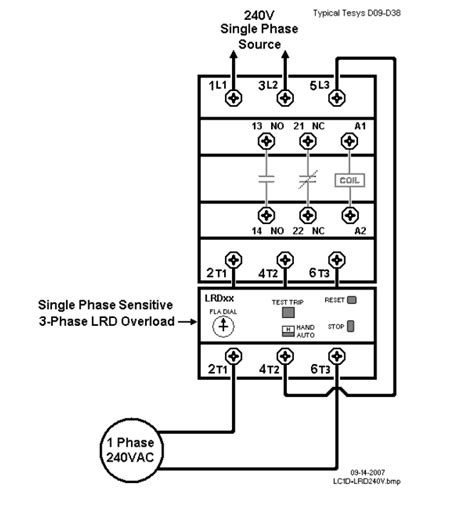 single phase contactor wiring diagram wiring diagram  schematics