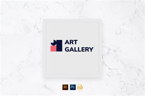 art gallery logo branding logo templates creative market