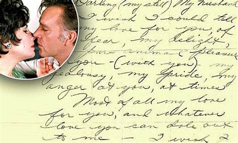 Elizabeth Taylor S Steamy Letter To Richard Burton Goes Up For Auction