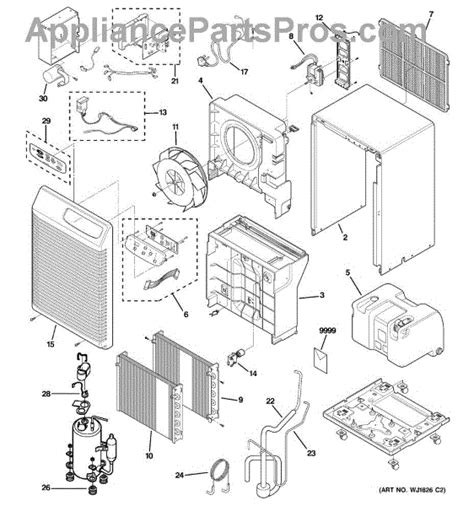 parts  ge ahglem dehumidifier parts appliancepartsproscom