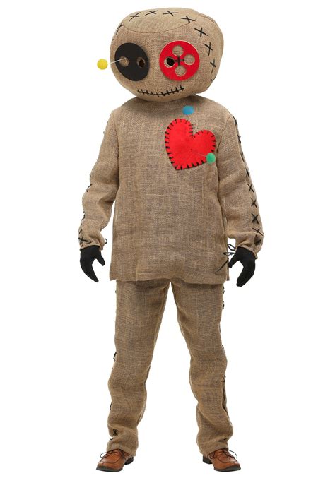 adult burlap voodoo doll  size costume
