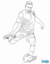 Coloring Pages Soccer Ribery Colouring Football Coloriage Franck Players Adult Joueur Foot Imprimer Colorier Hellokids Choose Board Sports Baseball sketch template