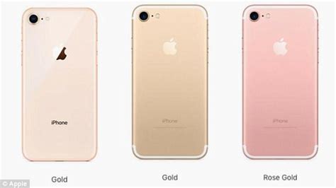 apple iphones  shade  gold  confusion daily mail