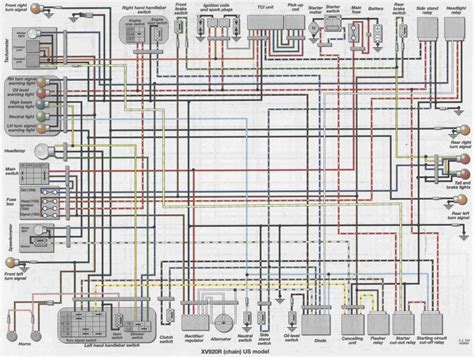 yamaha virago  wiring diagram
