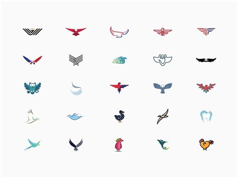 bird logos collection behance  mistershot  dribbble