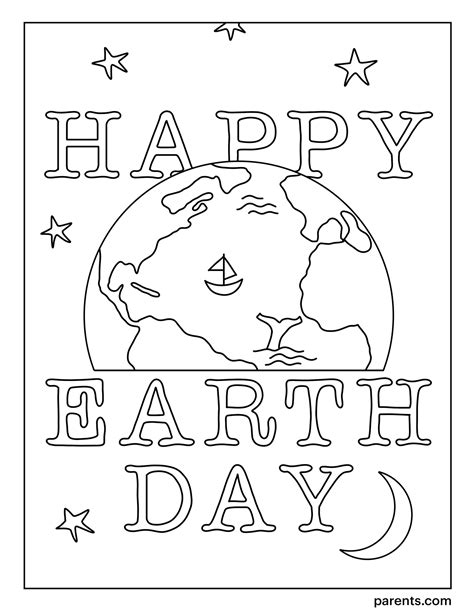 earth day coloring pages  kids parents