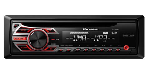 deh mp cd receiver  mp playback  front aux  pioneer electronics usa