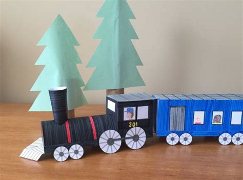 train printable papercraft etsy paper train paper crafts train crafts