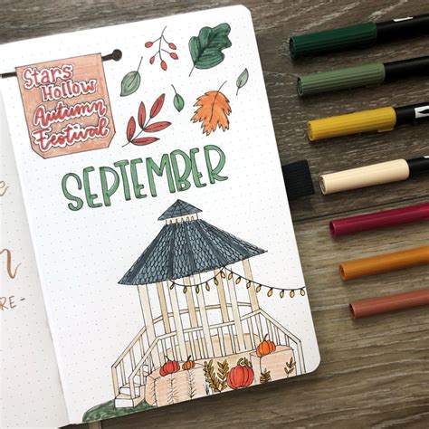 September 2019 Bullet Journal Set Up Rae S Daily Page