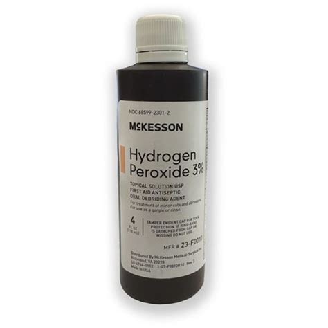 hydrogen peroxide  solution  oz bottle
