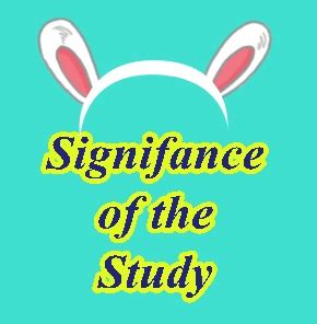 significance   study thesis notes