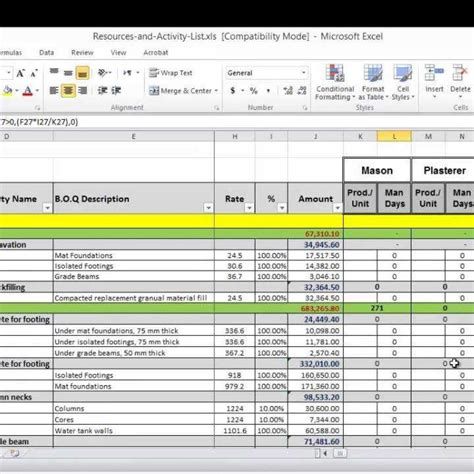 resource spreadsheet intended  resource management spreadsheet excel template simple tracking