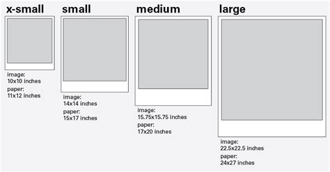 sizes framing  print information building  world