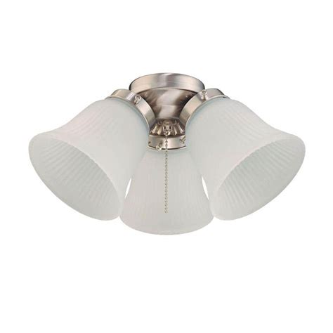westinghouse  light brushed nickel ceiling fan light kit
