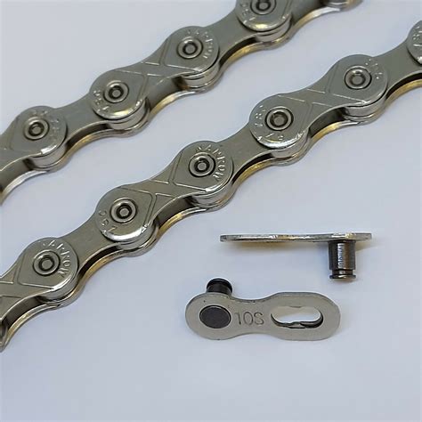speed bicycle chain  links silver mtb hybrid