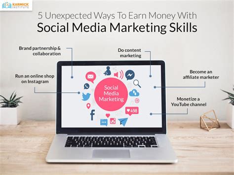 unexpected ways  earn money  social media marketing skills