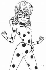 Ladybug Miraculous Youloveit Colouring Marinette Superheroes sketch template