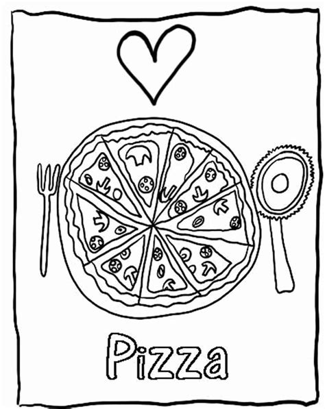 printable pizza coloring pages  getcoloringscom