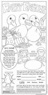 Coloring Easter Contest sketch template