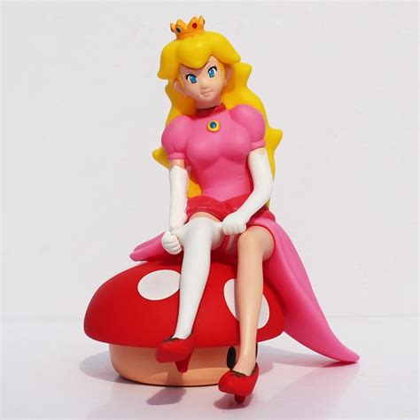 księżniczka peach 20 cm super mario bros księżniczka peach siedzi grzyb