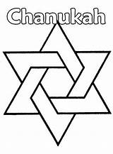 David Star Coloring Hanukkah Pages Familyholiday Jewish Choose Board sketch template