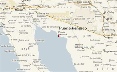 puerto penasco sonora mexico map time zones map