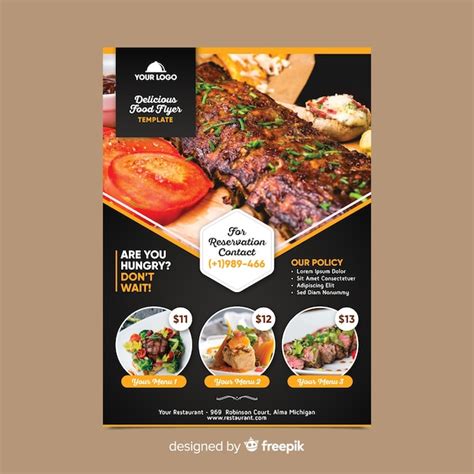 restaurant flyer images  vectors stock  psd