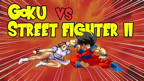 dope goku battles street fighter characters flyheight